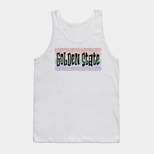 LGBTQ PRIDE EQUAL USA GOLDEN STATE Tank Top